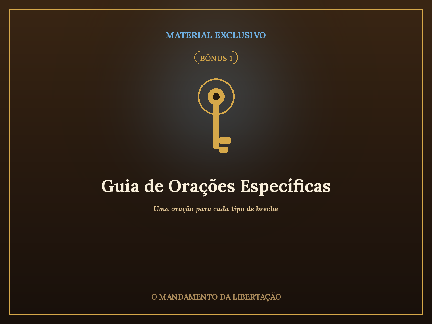 Capa do Guia de Orações Específicas